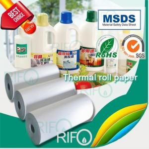Waterdichte stickers Etiketten Synthetisch wit BOPP-materiaal met MSDS RoHS